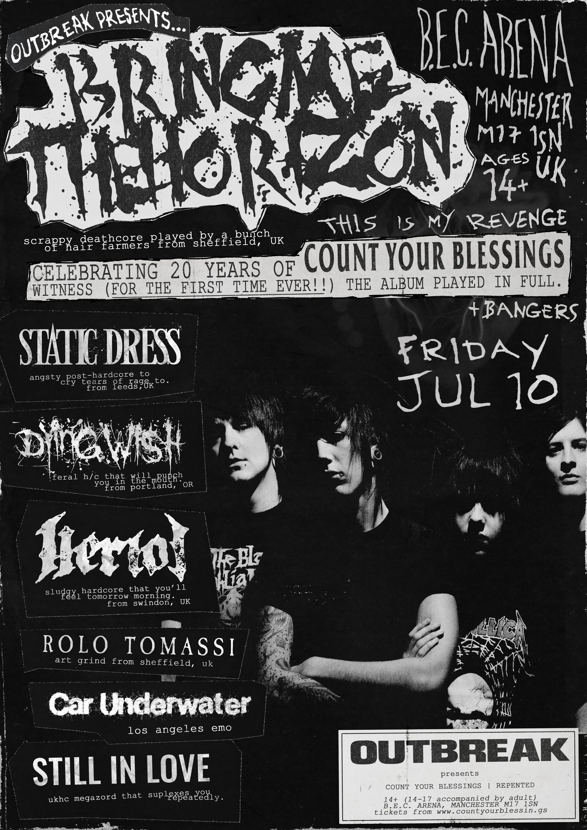 洋楽 BringMeTheHorizon - CountYourBlessings BMTH | Repented — Outbreak Fest